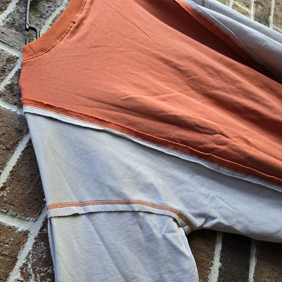 Orange and Gray Long Sleeve Shirt - Picture 9 of 10